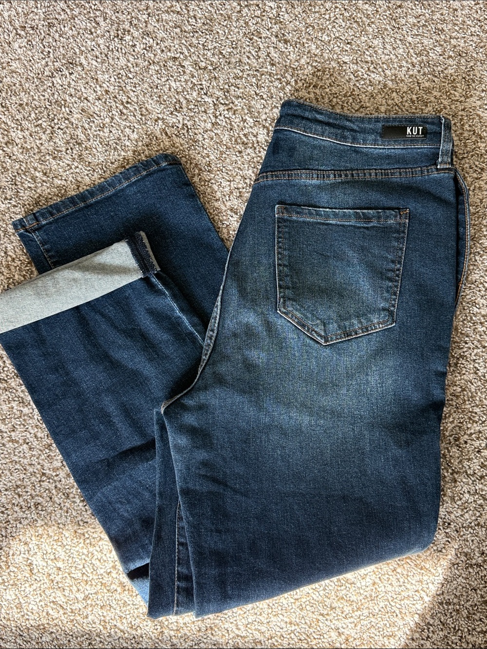 Kut from the Kloth Indigo Straight Leg Jeans